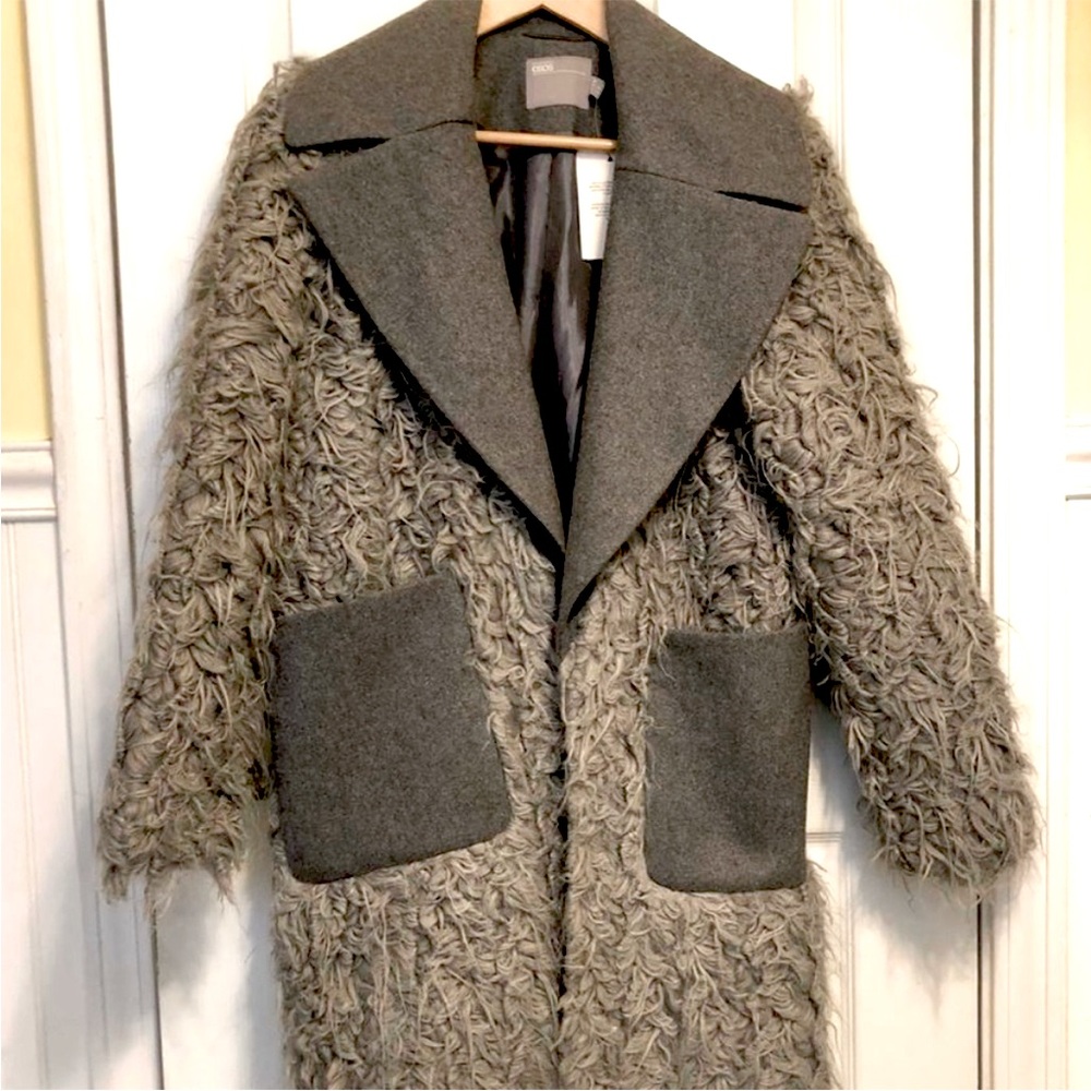 Faux Fur Coat ASOS- small